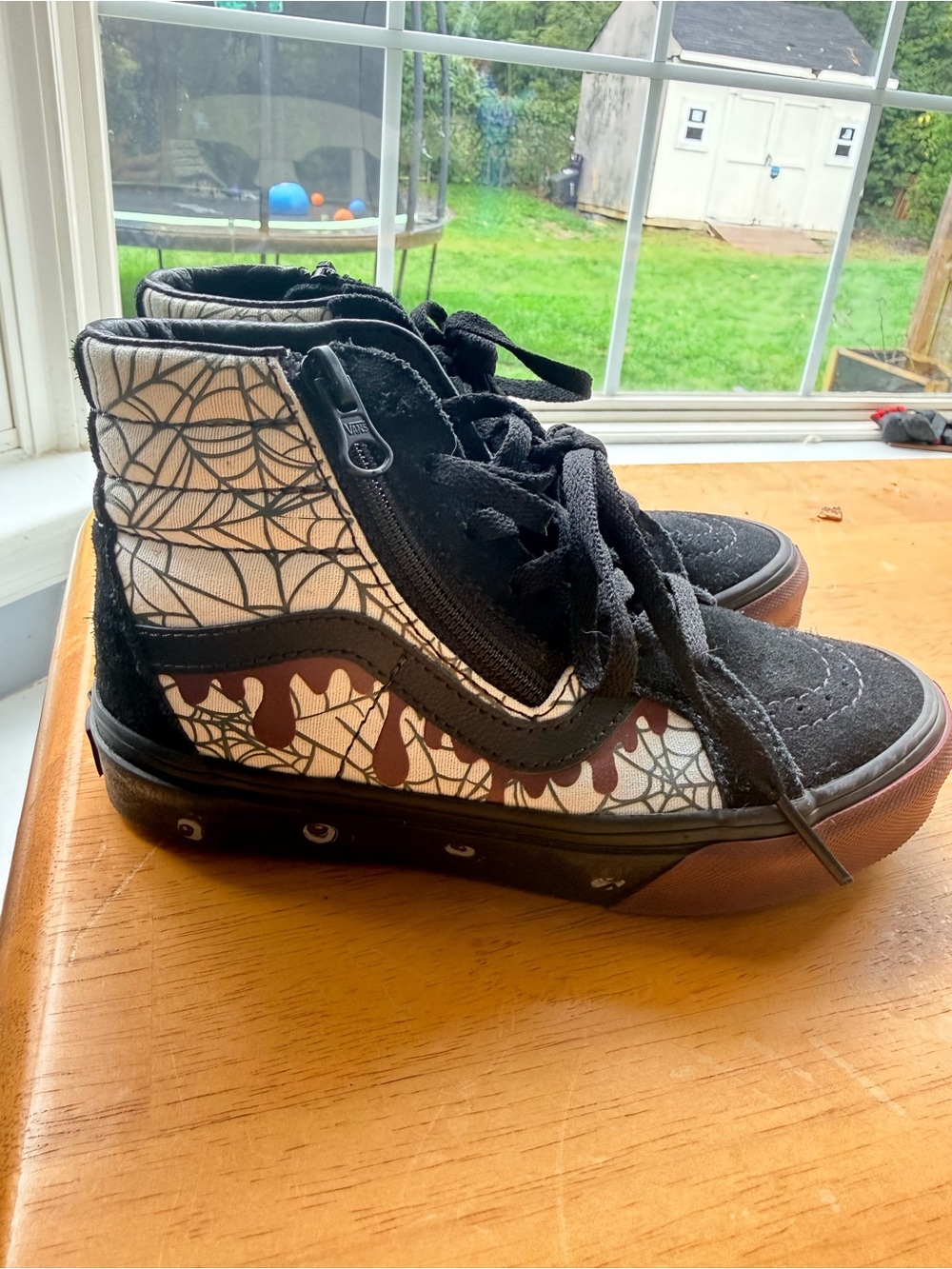 Vans Kids Halloween Edition Glow-in-the-Dark High-Top Skate Shoes